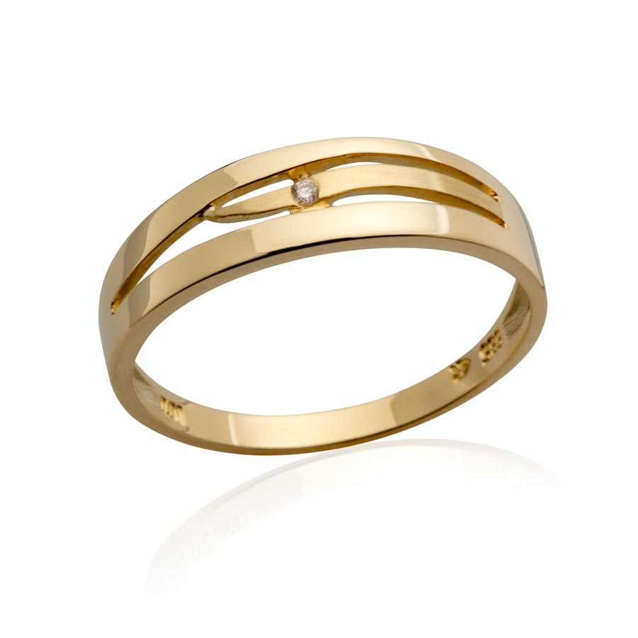 503553-5100-001 | Damenring Greven 503553 585 Gelbgold, Brillant 0,010 ct H-SI100% Made in Germany   495.- EUR   